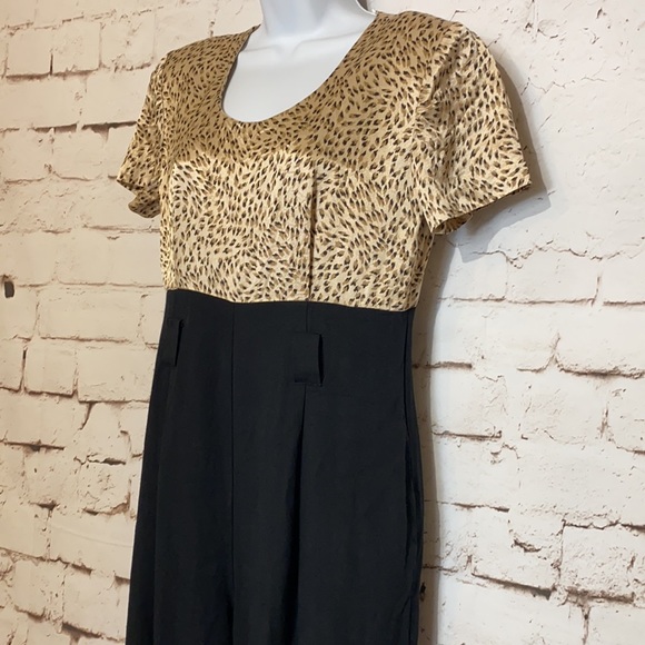 ✨VTG✨80’s Leopard Jumpsuit, Size 8 - Picture 3 of 6